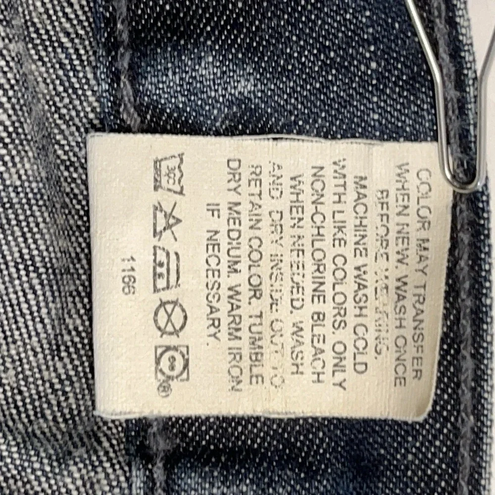 Vintage Gap Worker Jean Blue Denim 38x30 Wide Leg Hip Hop Skater Baggy 90s Y2K